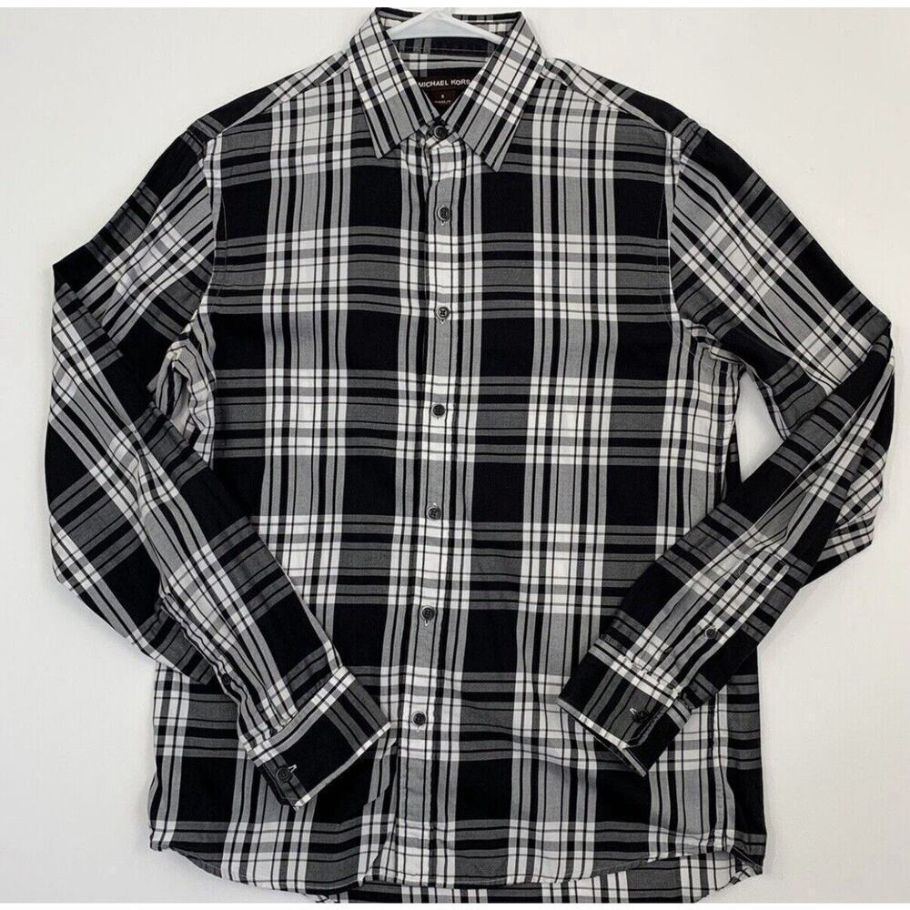 Michael Kors Shirt Long Sleeve Plaid Men’s Size XXL